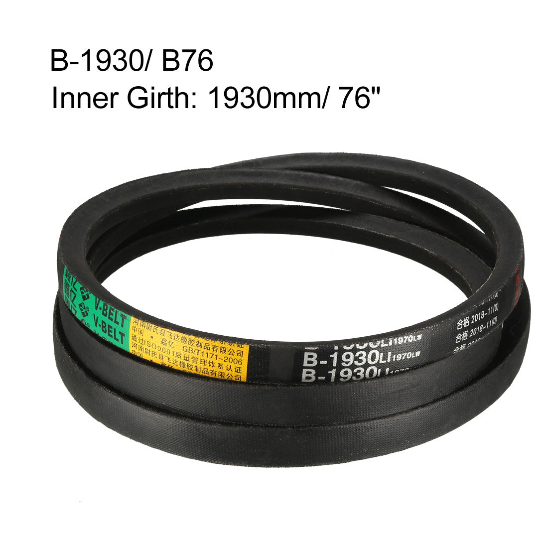 Harfington Drive V-Belts Inner Girth Industrial Rubber Transmission Belt