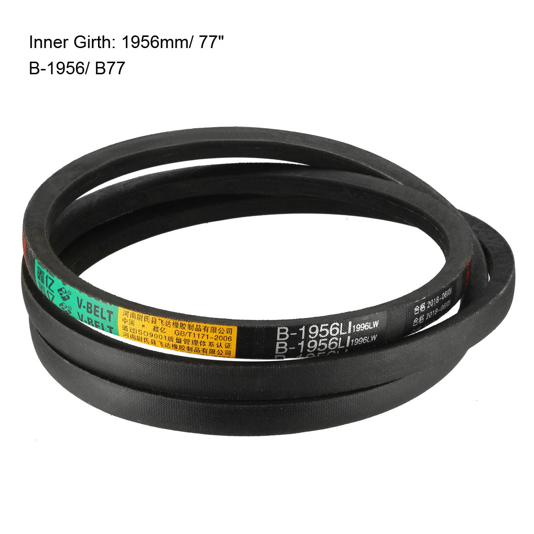 Harfington Drive V-Belts Inner Girth Industrial Rubber Transmission Belt
