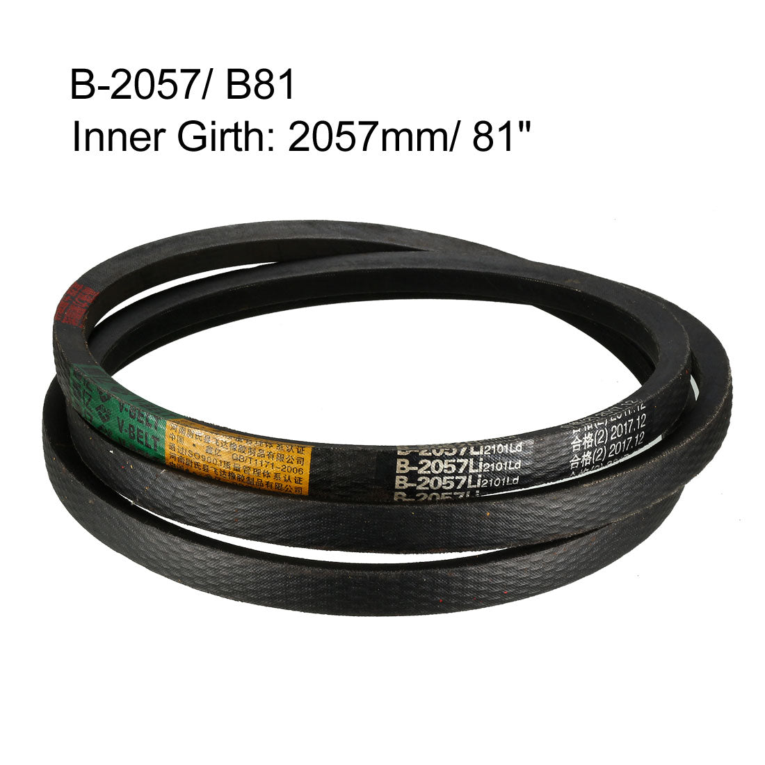 Harfington Drive V-Belts Inner Girth Industrial Rubber Transmission Belt