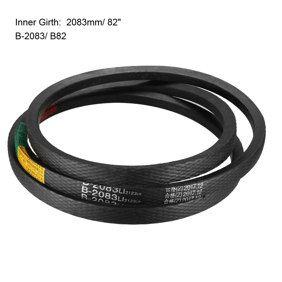 Harfington Drive V-Belts Inner Girth Industrial Rubber Transmission Belt