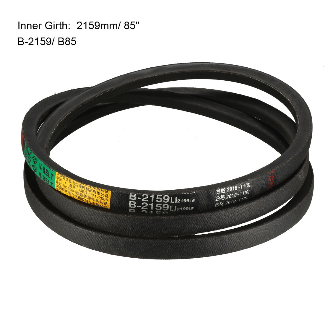 Harfington Drive V-Belts Inner Girth Industrial Rubber Transmission Belt