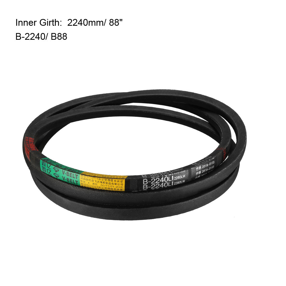 Harfington Drive V-Belts Inner Girth Industrial Rubber Transmission Belt