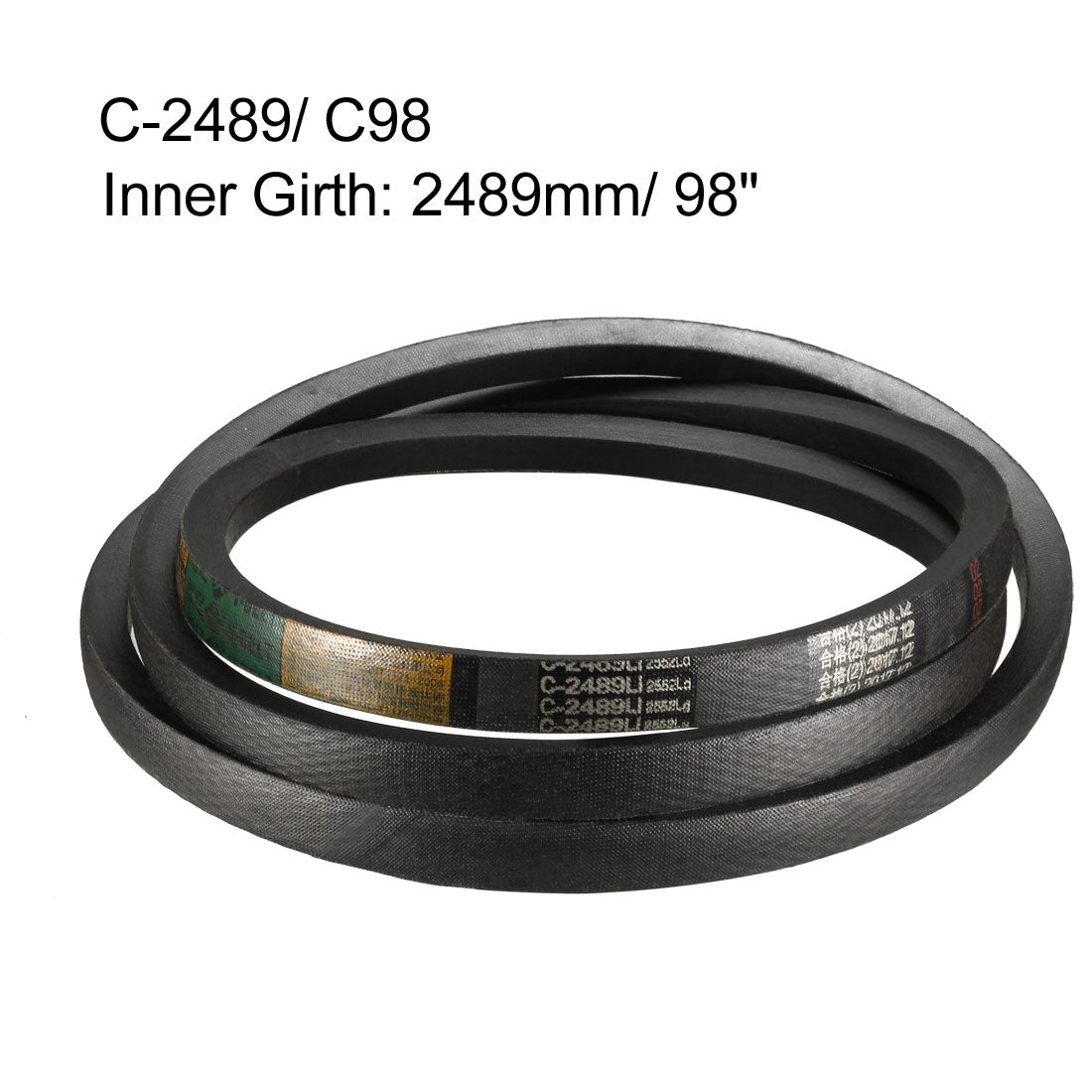 Harfington Drive V-Belts Inner Girth Industrial Rubber Transmission Belts