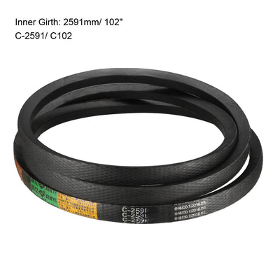 Harfington Drive V-Belts Inner Girth Industrial Rubber Transmission Belts