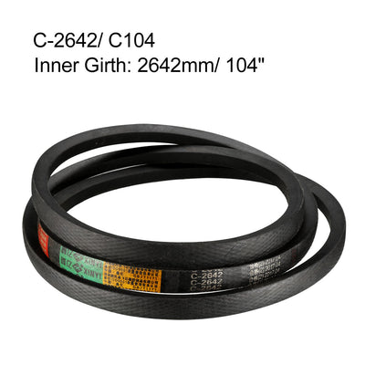 Harfington Drive V-Belts Inner Girth Industrial Rubber Transmission Belts