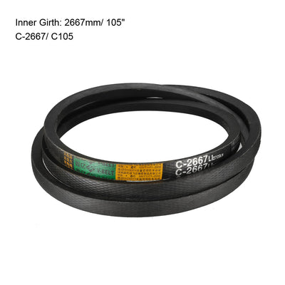 Harfington Drive V-Belts Inner Girth Industrial Rubber Transmission Belts