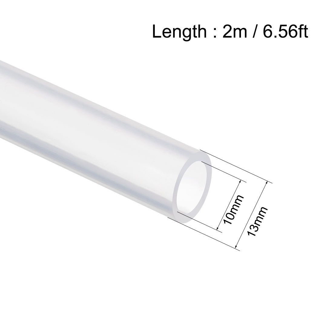 Harfington Silicone Tubing Silicone Rubber Tube Air Hose Pipe for Pump Transfer