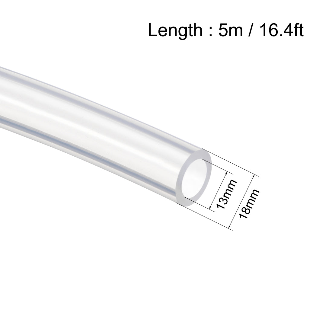 Harfington Silicone Tubing Silicone Tube Air Hoses Water Pipe for Pump Transfer