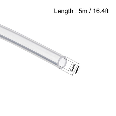 Harfington Silicone Tubing Silicone Tube Air Hoses Water Pipe for Pump Transfer