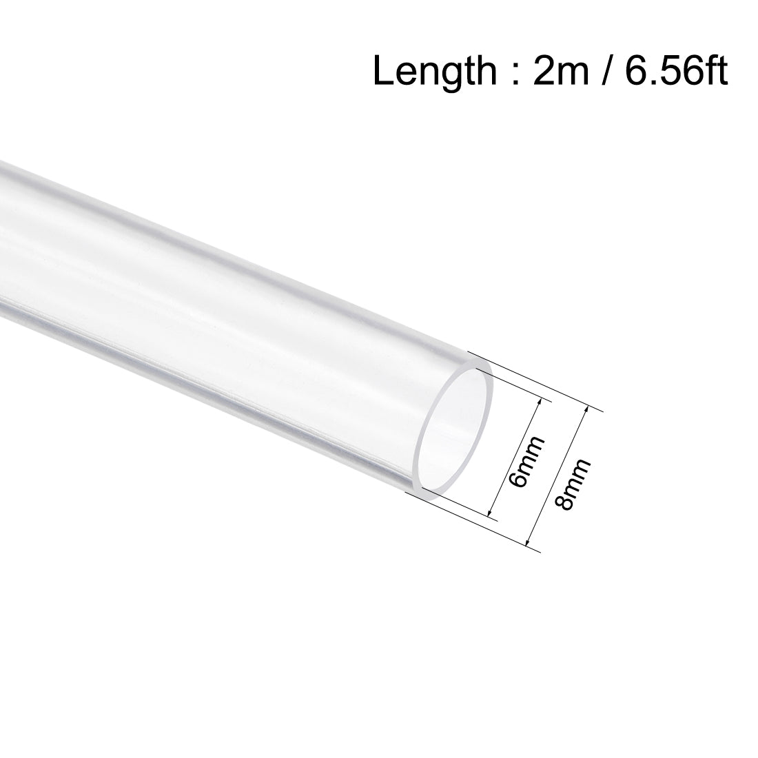 Harfington Silicone Tubing Silicone Rubber Tube Air Hose Pipe for Pump Transfer