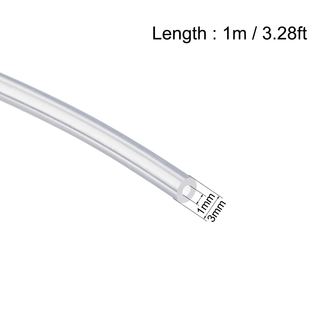 Harfington Silicone Tubing Silicone Rubber Tube Air Hoses Water Pipes