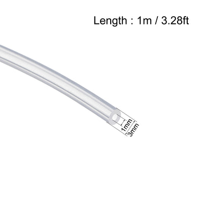 Harfington Silicone Tubing Silicone Rubber Tube Air Hoses Water Pipes