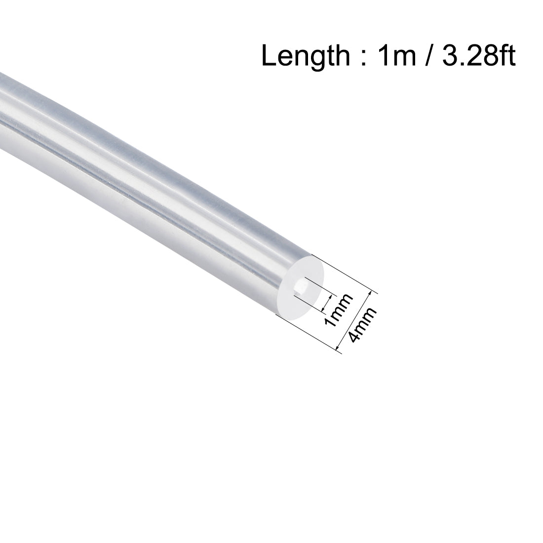 Harfington Silicone Tubing Silicone Rubber Tube Air Hoses Water Pipes