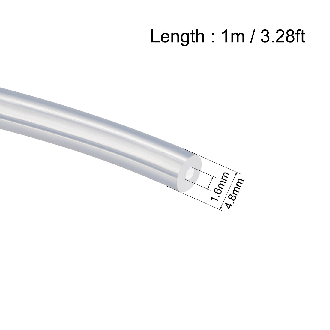 Harfington Silicone Tubing Silicone Rubber Tube Air Hoses Water Pipes