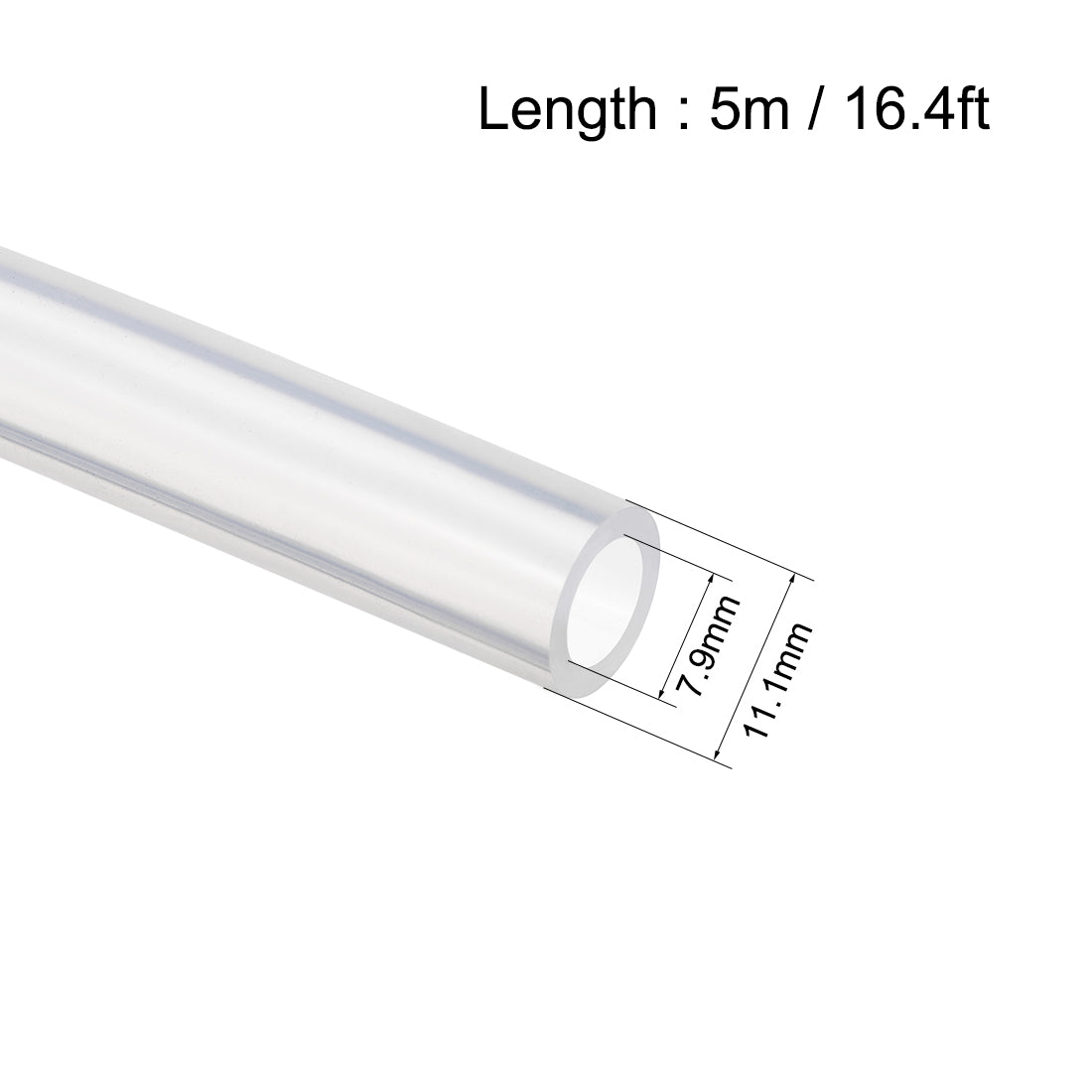 Harfington Silicone Tubing Silicone Tube Air Hoses Water Pipe for Pump Transfer