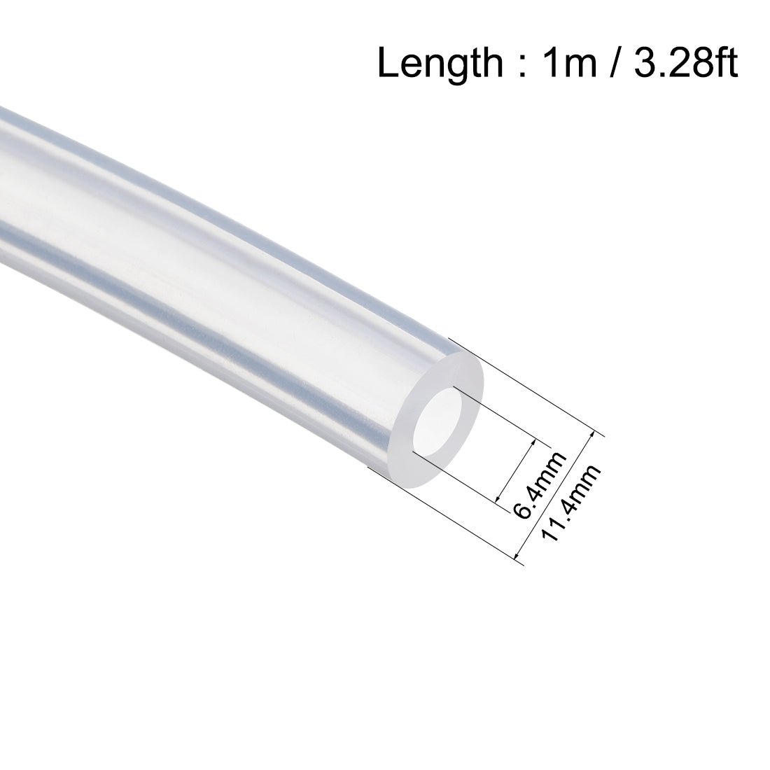 Harfington Silicone Tubing Silicone Rubber Tube Air Hoses Water Pipes