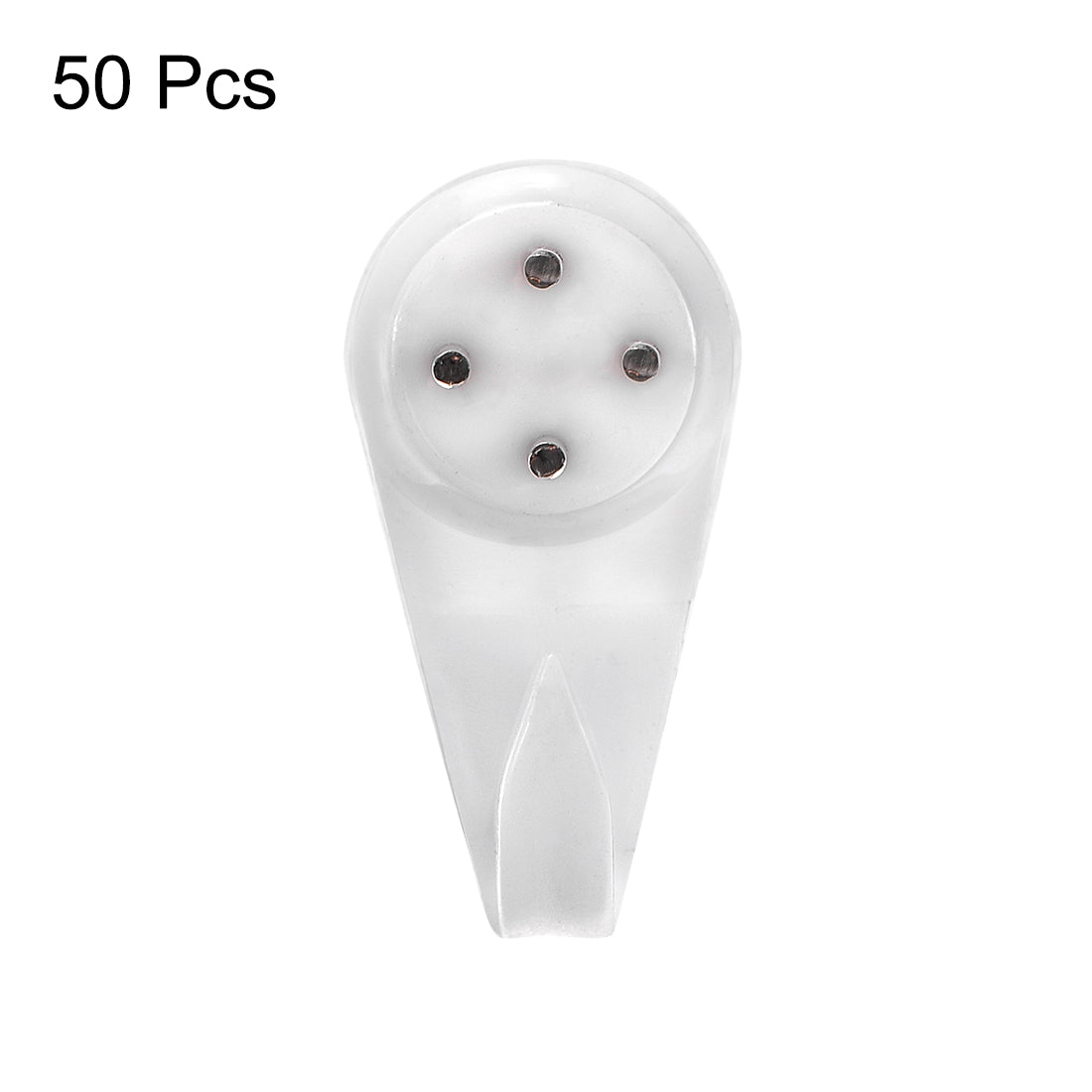 Harfington 13lbs Hardwall Hanger for Hardware, Fasteners & Hooks Wall Mount Non-mark Hook Picture Photo Frame Hangers, 50 Pcs