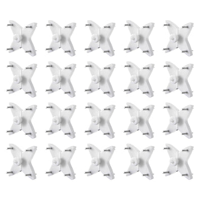 Harfington 17lbs Hardwall Hanger for Hardware, Fasteners & Hooks Wall Mount Non-mark Hook Picture Photo Frame Hangers, 20 Pcs