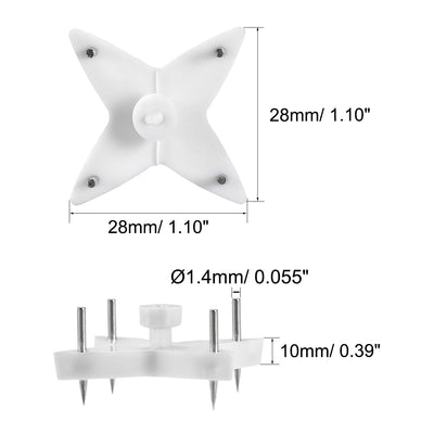 Harfington 17lbs Hardwall Hanger for Hardware, Fasteners & Hooks Wall Mount Non-mark Hook Picture Photo Frame Hangers, 80 Pcs