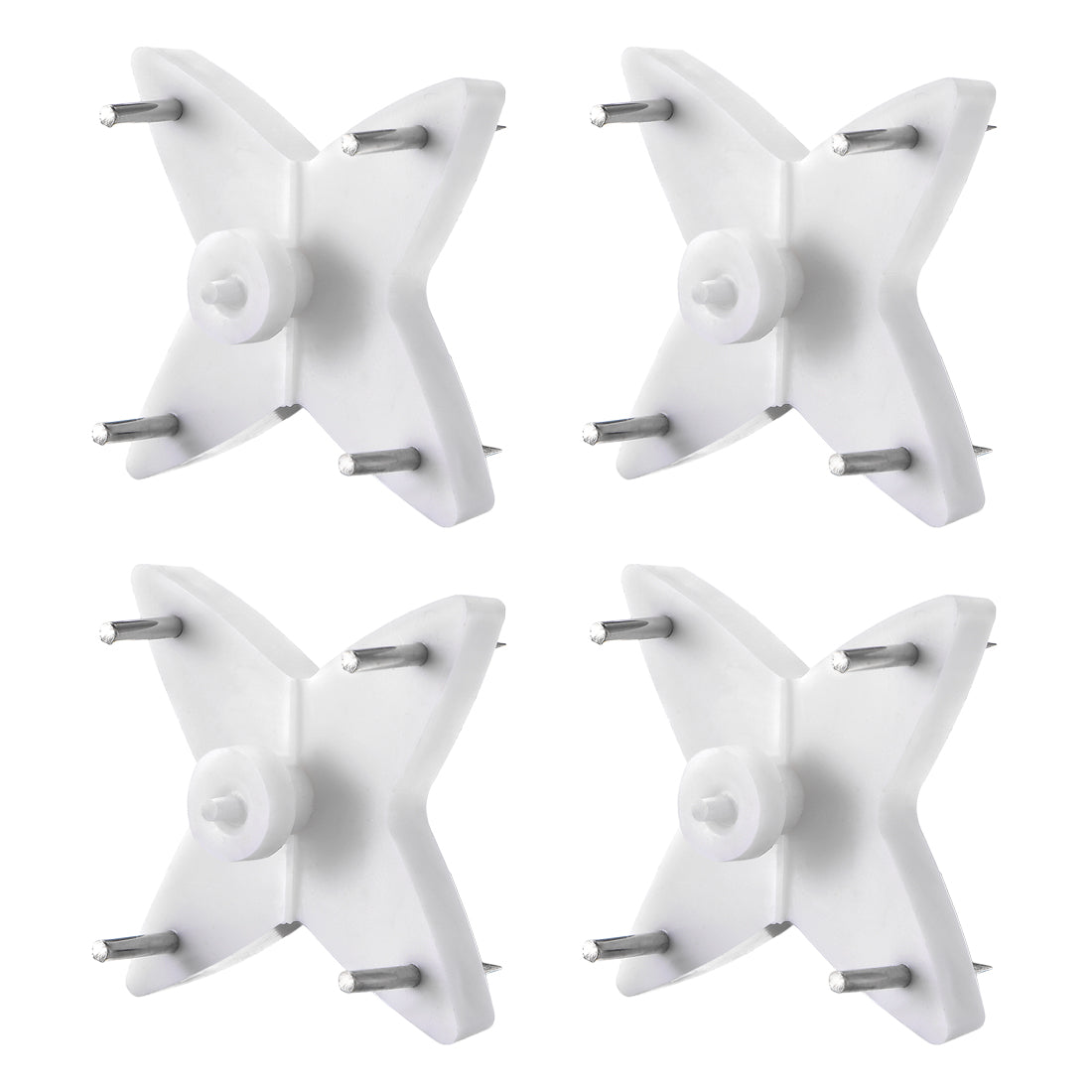 Harfington 17lbs Hardwall Hanger for Hardware, Fasteners & Hooks Wall Mount Non-mark Hook Picture Photo Frame Hangers, 80 Pcs