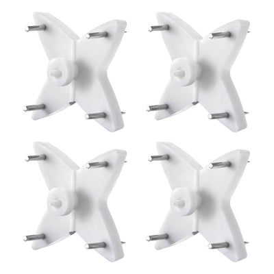 Harfington 17lbs Hardwall Hanger for Hardware, Fasteners & Hooks Wall Mount Non-mark Hook Picture Photo Frame Hangers, 200 Pcs