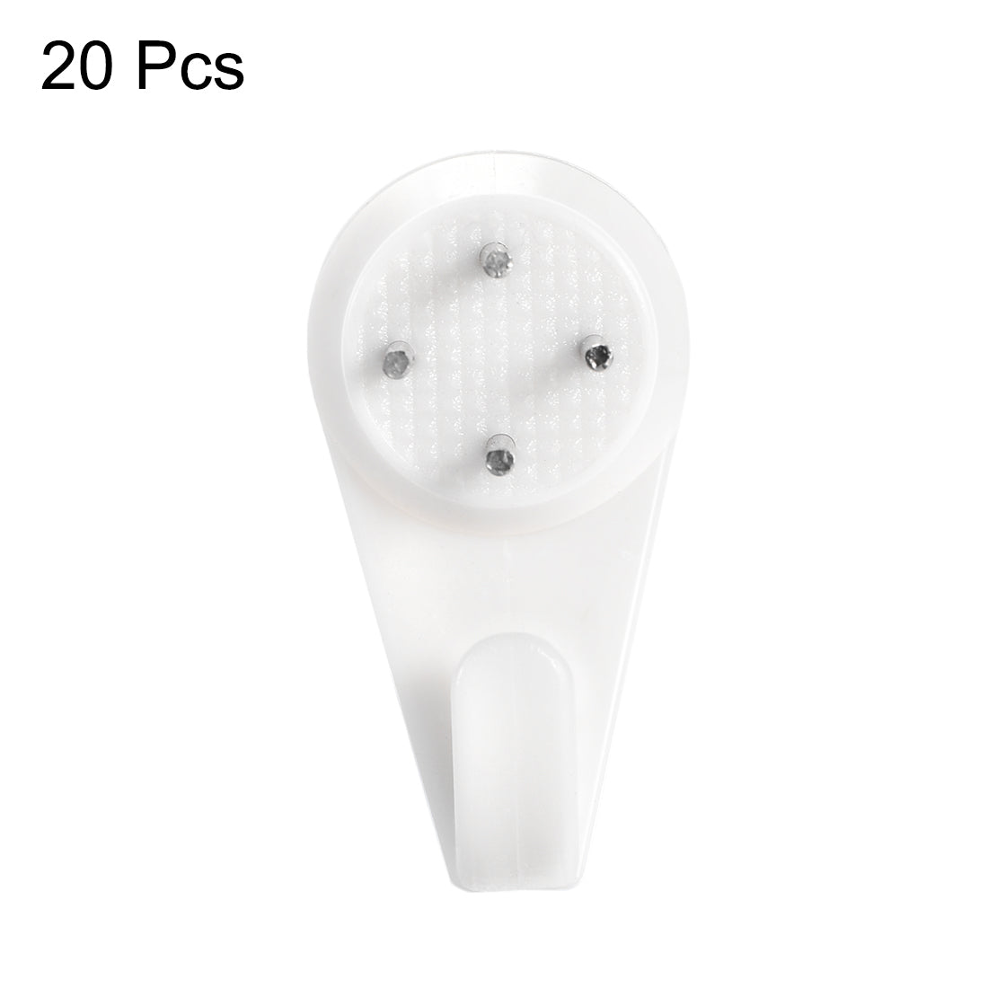 Harfington 13lbs Hardwall Hanger for Hardware, Fasteners & Hooks Wall Mount Non-mark Hook Picture Photo Frame Hangers (20 Pcs)