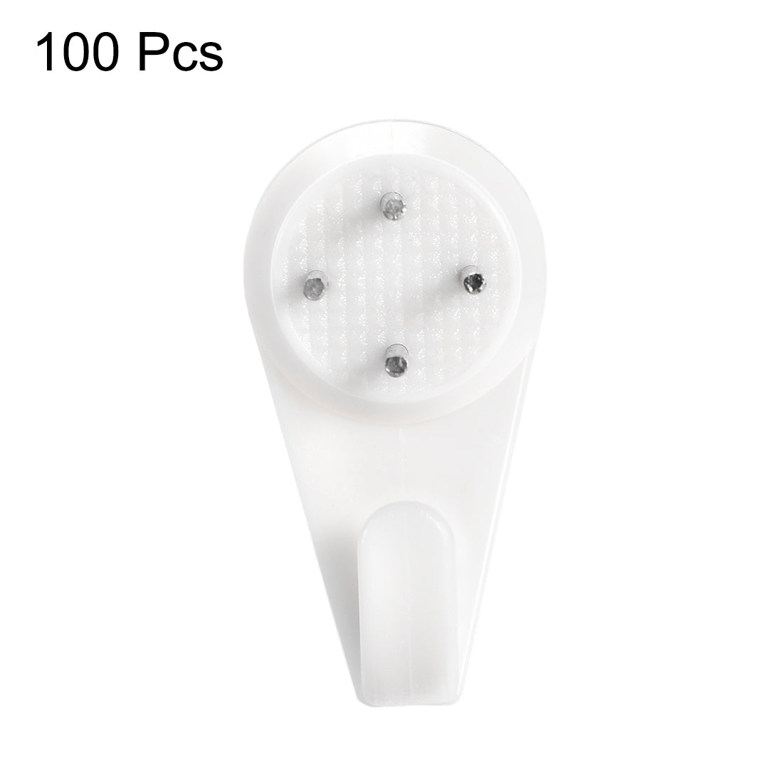 Harfington 13lbs Hardwall Hanger for Hardware, Fasteners & Hooks Wall Mount Non-mark Hook Picture Photo Frame Hangers (100 Pcs)