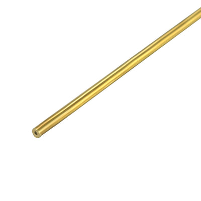 Harfington 0.3mm x 0.9mm x 500mm Brass Pipe Tube Round Bar Rod