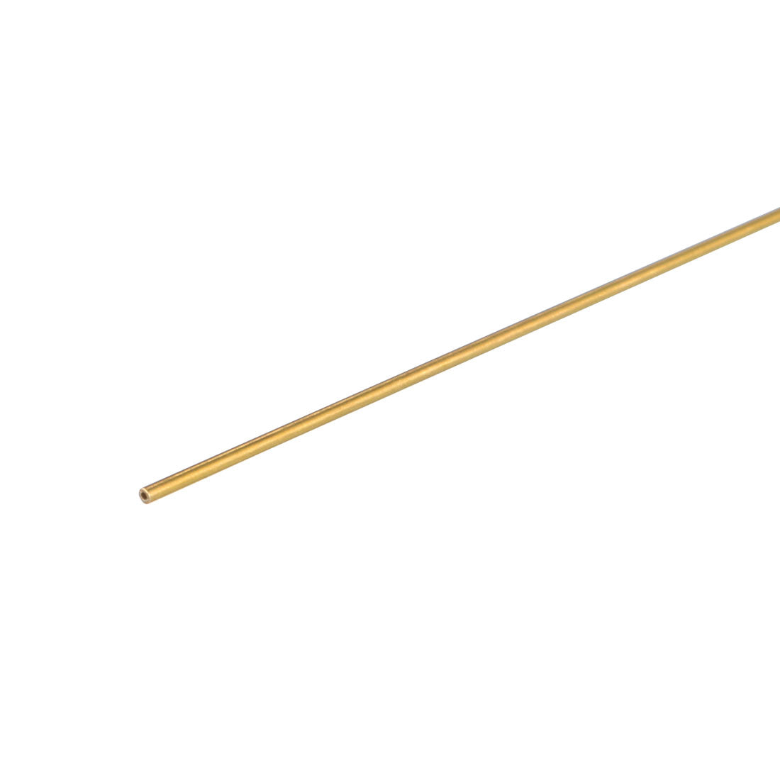 Harfington 0.15mm x 0.4mm x 500mm Brass Pipe Tube Round Bar Rod