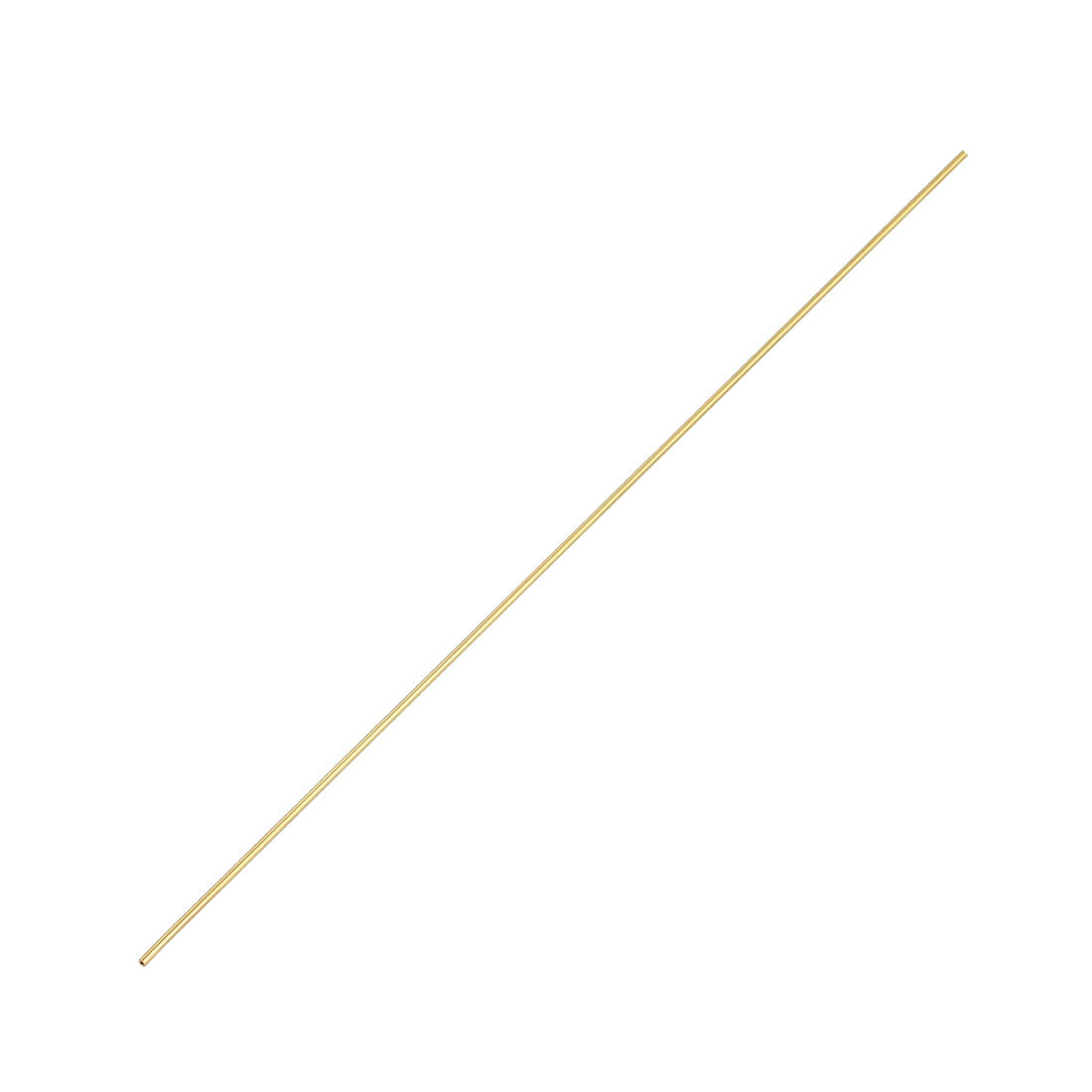 Harfington 0.5mm x 1.5mm x 500mm Brass Pipe Tube Round Bar Rod