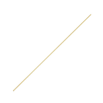 Harfington 0.5mm x 1.5mm x 500mm Brass Pipe Tube Round Bar Rod