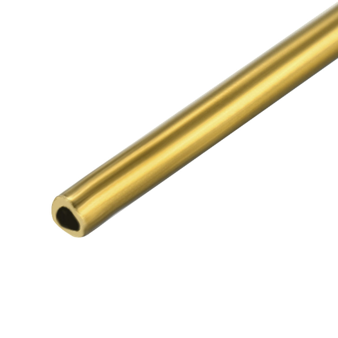 Harfington 0.5mm x 1mm x 500mm Brass Pipe Tube Round Bar Rod