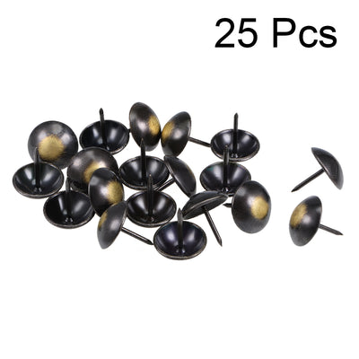 Harfington Upholstery Nails Tacks Antique Round Thumb Push Pins 25Pcs