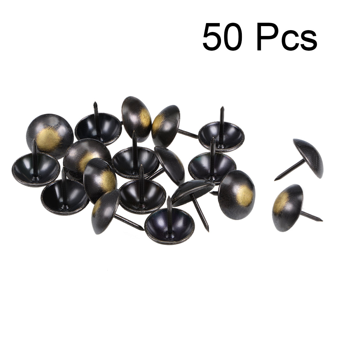 Harfington Upholstery Nails Tacks Antique Round Thumb Push Pins 50Pcs