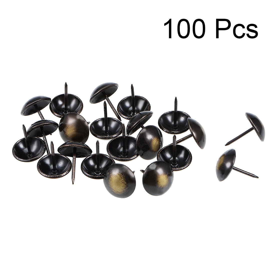 Harfington Upholstery Nails Tacks Antique Round Thumb Push Pins 100Pcs