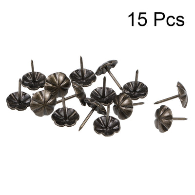 Harfington Upholstery Nails Tacks Antique Thumb Push Pins 15Pcs