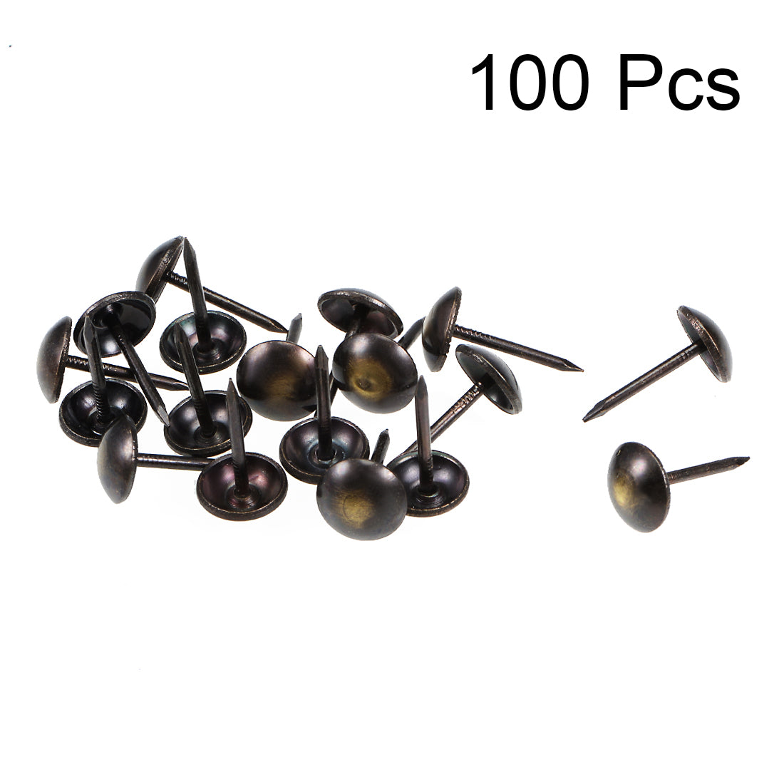 Harfington Upholstery Nails Tacks Antique Round Thumb Push Pins 100Pcs