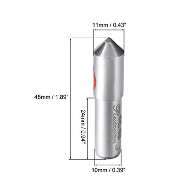 Harfington Diamond Grinding Wheel Dresser 10mm X 24mm Single Point Surface Dressing Tool