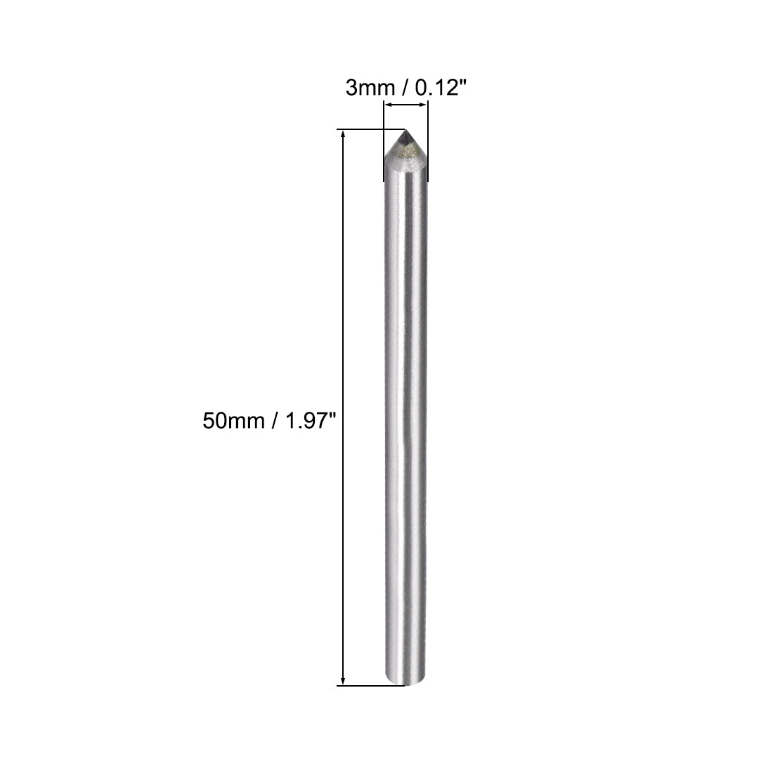 Harfington Diamond Grinding Wheel Dresser Tapered Point Dressing Tool for Truing Deburring