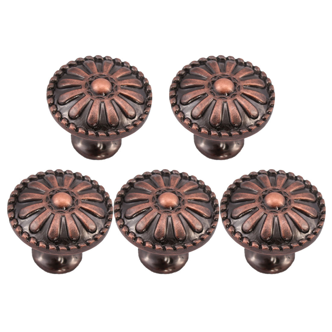 Harfington Drawer Knobs Metal Round Pull Handle for Dresser Cabinet 24mm, 5pcs
