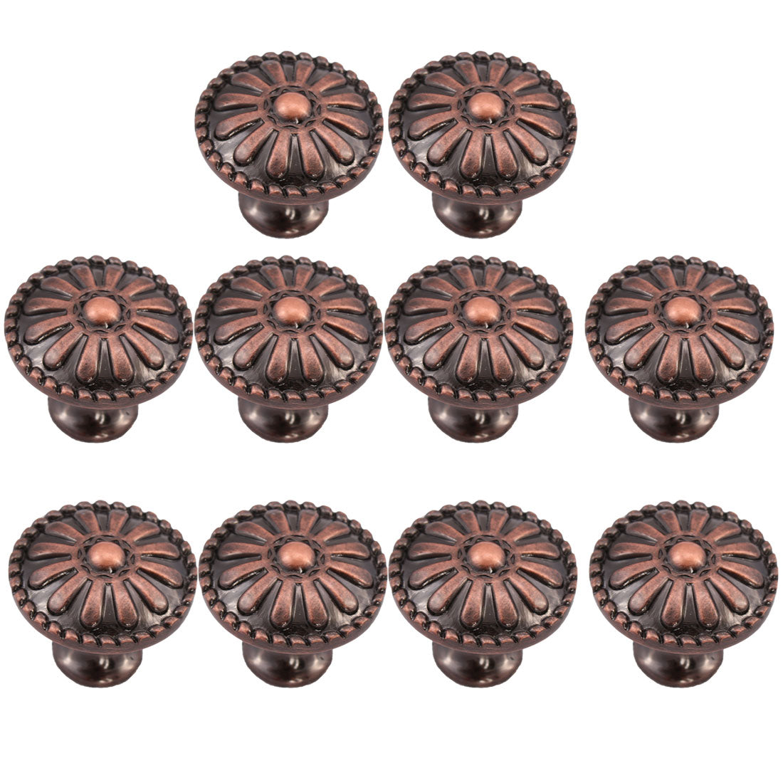 Harfington Drawer Knobs Metal Round Pull Handle for Dresser Cabinet 24mm 10pcs
