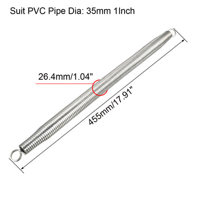 Harfington 2PCS Spring Pipe Bender for PVC Pipe