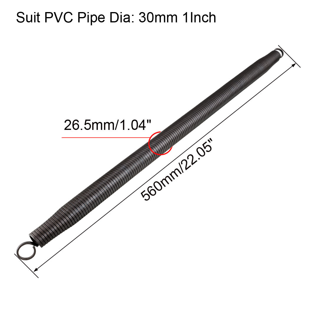 Harfington 2PCS Spring Pipe Bender for PVC Pipe