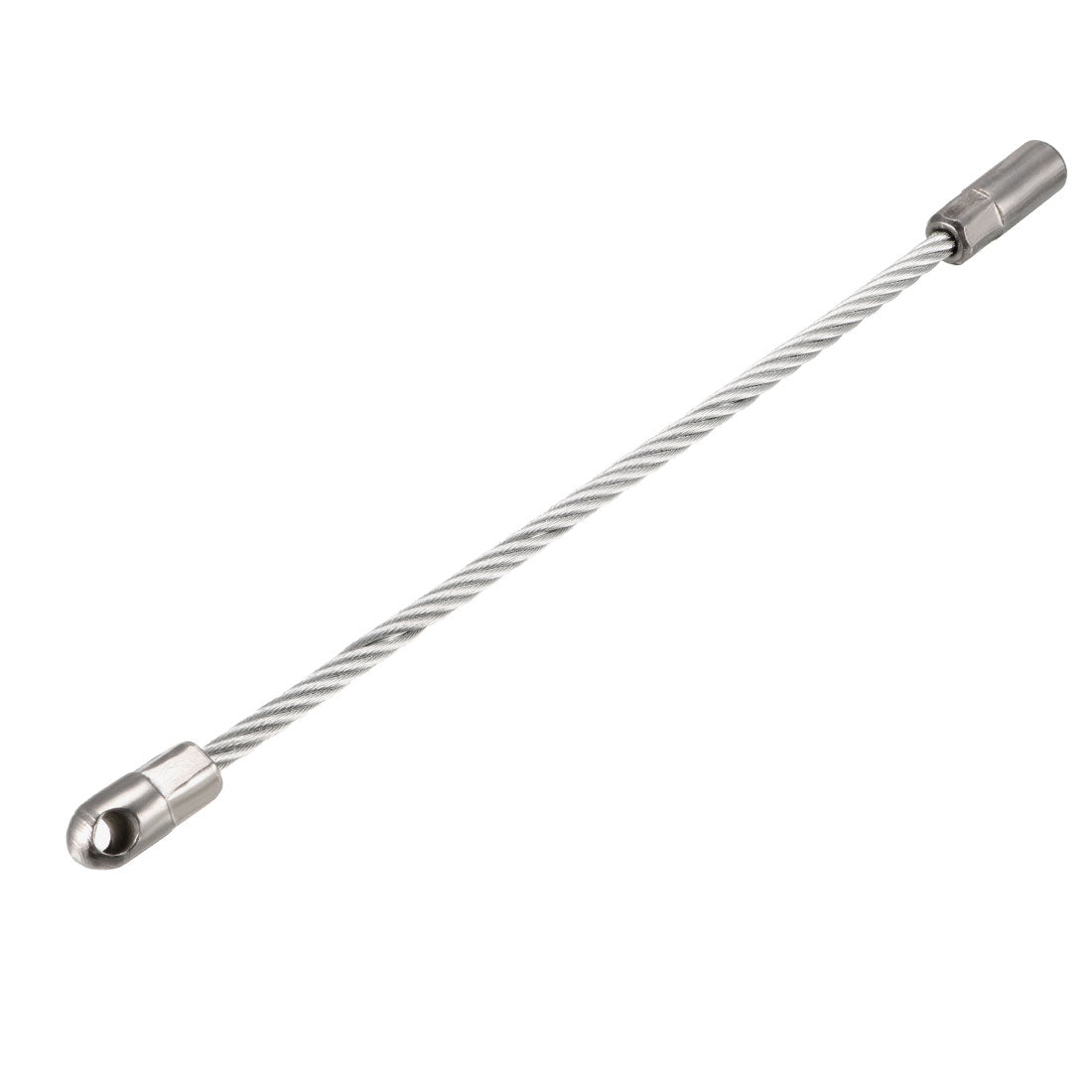 Harfington 150mm Flexible Fish Tape Leader Wire Cable Puller for 6.5mm Wire Puller