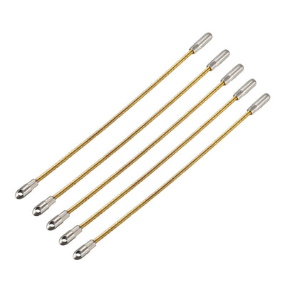 Harfington 5PCS 155mm Flexible Fish Tape Leader Wire Cable Puller for 4mm Wire Puller