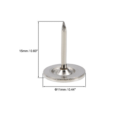 Harfington Upholstery Nails Tacks Flat Head Furniture Nails Pin 25 Pcs