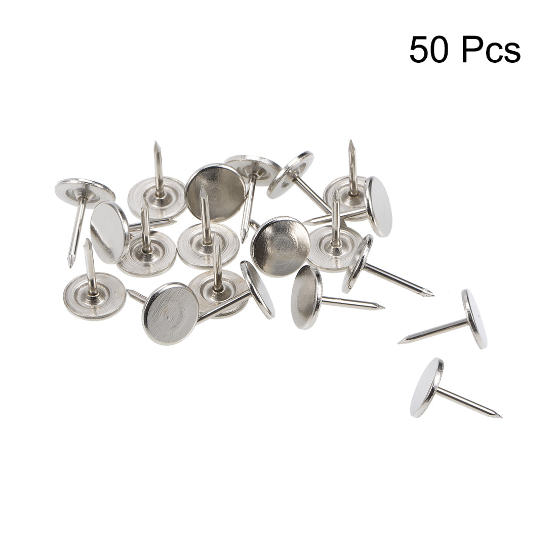 Harfington Upholstery Nails Tacks Flat Head Furniture Nails Pin 50 Pcs