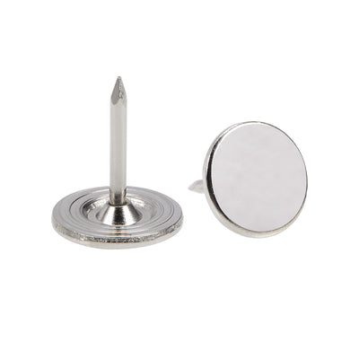 Harfington Upholstery Nails Tacks Flat Head Furniture Nails Pin 25 Pcs