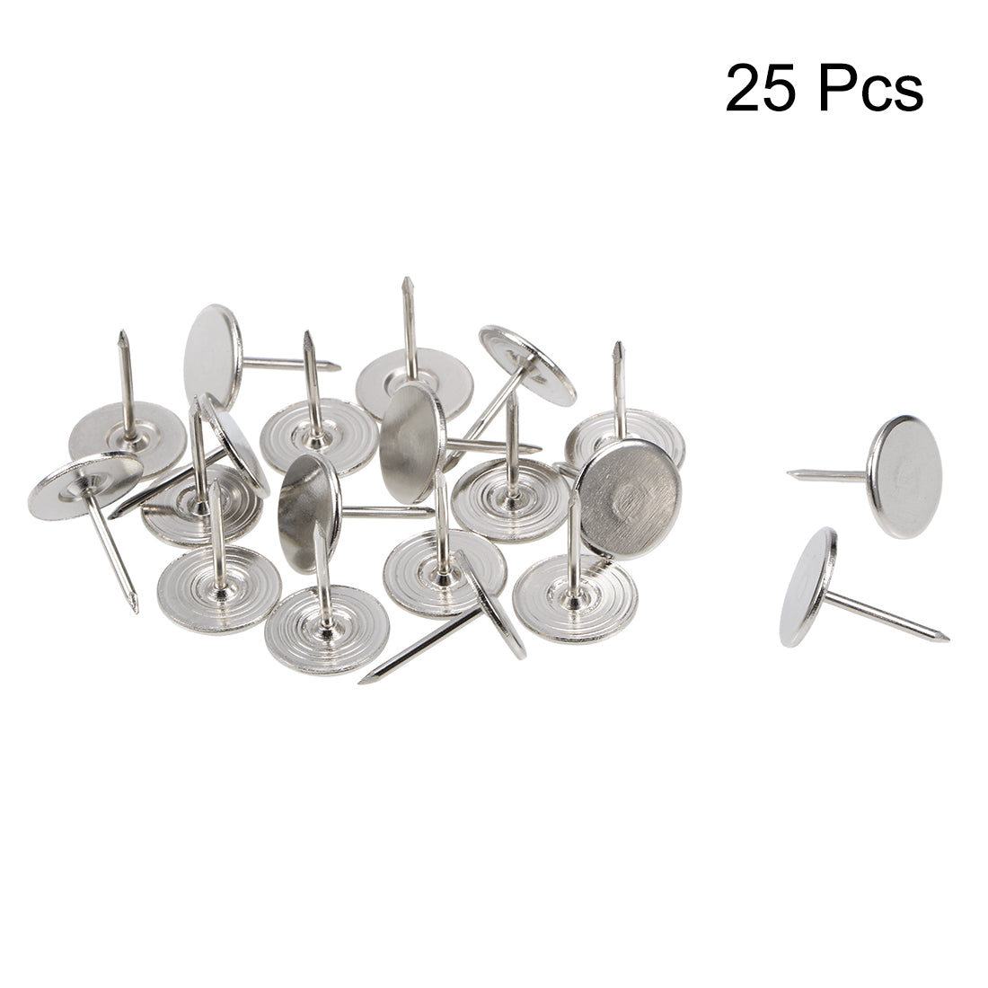 Harfington Upholstery Nails Tacks Flat Head Furniture Nails Pin 25 Pcs
