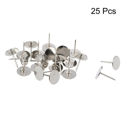 Harfington Upholstery Nails Tacks Flat Head Furniture Nails Pin 25 Pcs